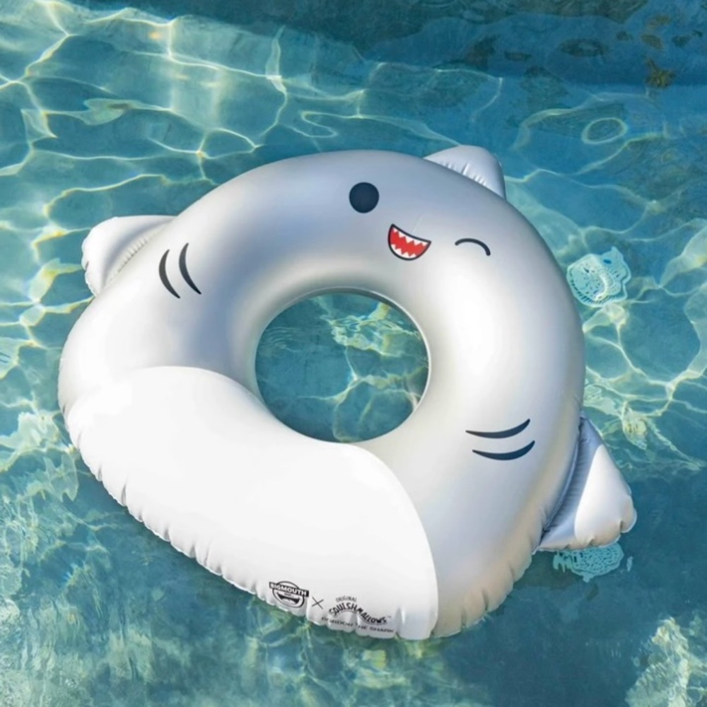 NEW BigMouth X Squishmallows Gordon Shark Pool Float, Kids Ages 8+